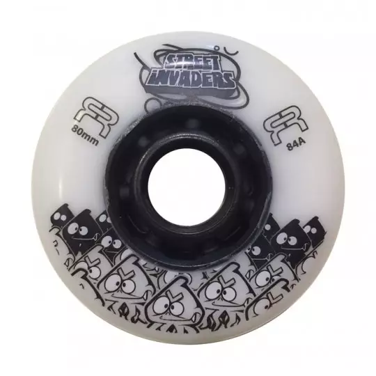 Roues FR Skates Street Invaders Blanches par 4