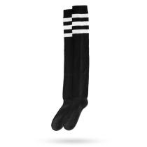Chaussette de la maque american socks noires avec trois rayures blanches sur le haut