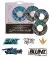 Stickers pour roues de trottinette freestyle Hollow core en 110m Model : Hibou