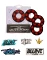 Stickers pour roues de trottinette freestyle Hollow core en 110m Model : Spin
